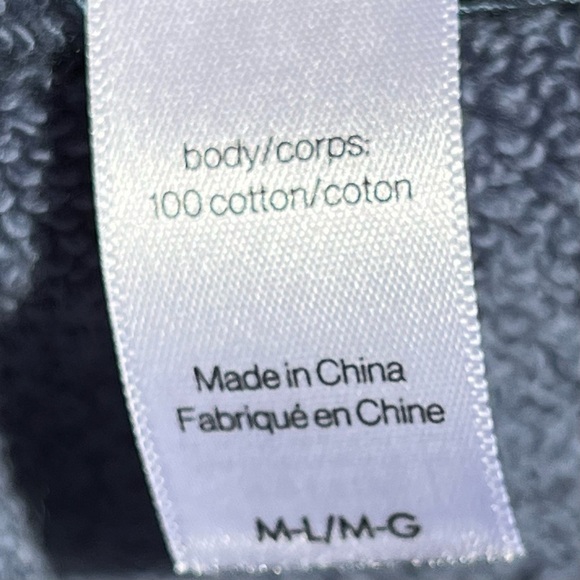 🌻Eberjey Coastal Blue Terry Gender Neutral Long Robe Unisex Size M/L - Picture 15 of 15